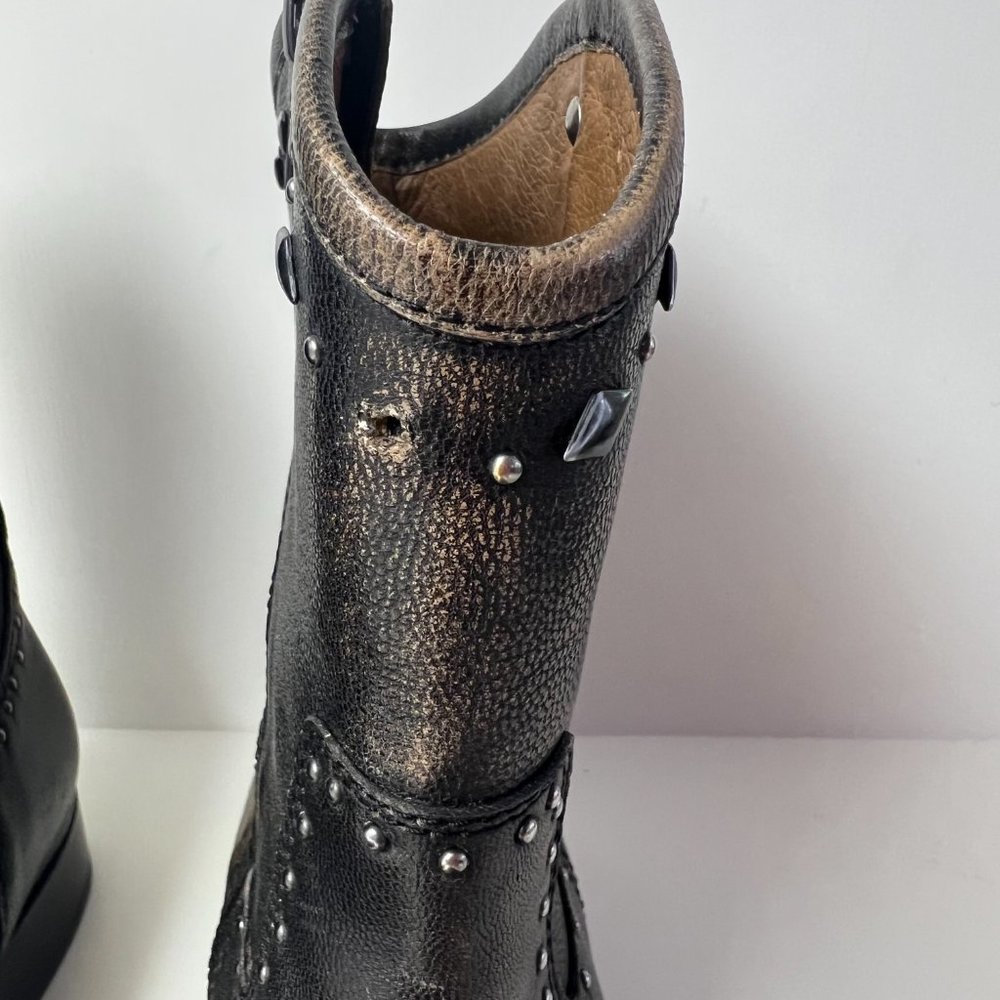 Frye Melissa Button Multi Stud Booties Size 8 - image 3